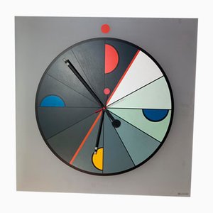 Model Kloks Morphos Clock by Kurt B. Delbanco for Acerbis, 1980s