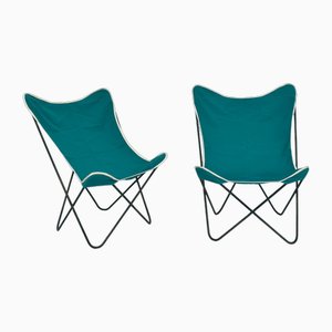 Butterfly Armchairs attributed to Jorge Ferrari-Hardoy for Knoll Inc. / Knoll International, 1970, Set of 2