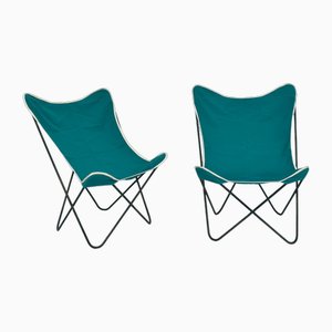 Set of Butterfly Armchairs attributed to Jorge Ferrari-Hardoy for Knoll Inc. / Knoll International, 1970