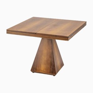 Extendable Walnut Chelsea Dining Table by Vittorio Introini for Saporiti, Italy, 1968