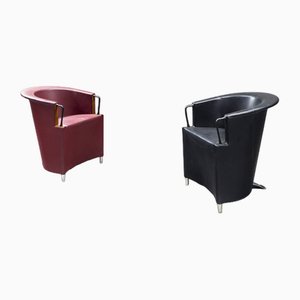 Artema Lounge Chairs in Leather by Paolo Piva for B&B Italia, Set of 2