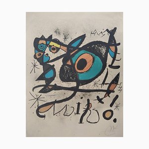 Joan Miro, Sans titre, 1972, Lithographie