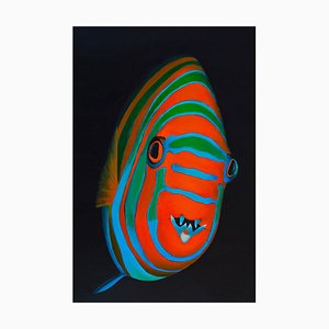 Patrick Chevailler, 996 Arlequin Fish, 2020, Impresión digital en lienzo