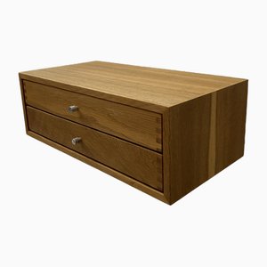 Model 128 Wall Console in Oak by Kai Kristianen for Aksel Kjersgaard, Denmark, 1960s