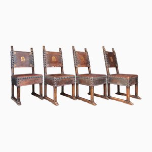 Renaissance Chairs from Maison Krieger, Paris, 1890s, Set of 4
