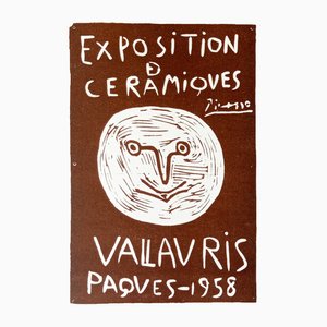 Pablo Picasso, Ceramic Vallauris, Litografía, 1959