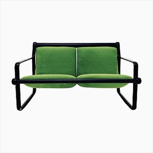Sling 2-Seater Sofa with Armrests attributed to Bruce Hannah and Andrew Ivar Morrison for Knoll International, USA, 1970s