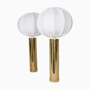 Large Mid-Century Brass B-010 Table Lamps from Bergboms, 1960s, Set of 2