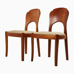 Sedia da pranzo vintage in teak di Niels Koefoed per Koefoed Hornslet, anni '60