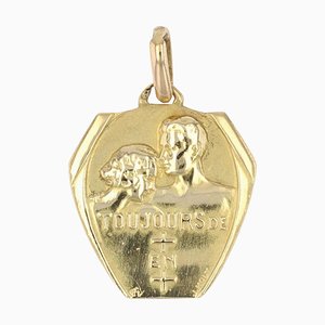 Antique 18 Karat Yellow Gold Pendant