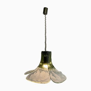 Lámpara colgante de cristal de Murano de Carlo Nason, años 60