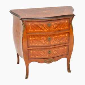 Antique French Inlaid Bombe Chest, 1900