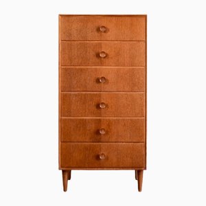 Vintage Chest of Drawers in Oak from Meredew, 1960s