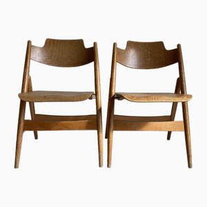 SE68 Stühle von Egon Eiermann, 1950er, 2er Set
