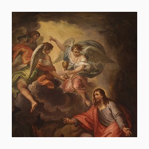 Artiste Italien, Le Christ au Jardin des Oliviers, 1770, Huile sur Toile