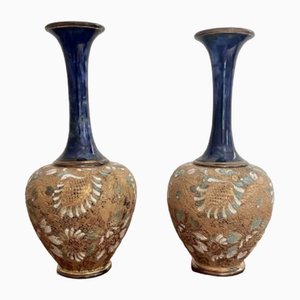 Vases Antiques de Doulton, 1880s, Set de 2