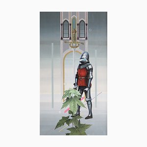 Vladimir Pavlov, Der Ritter, 1993, Öl auf Leinwand