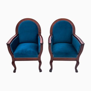 Armchairs, Northern Europe, 1890s, Set of 2