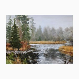 Maria Baiba-Genriha, River, 2022, Oil on Canvas