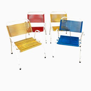 Chaises de Jardin, 1960s, Set de 4