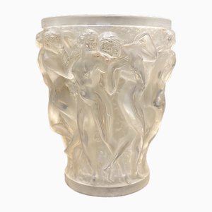 Lalique Bacchantes Vase von René Lalique, 1945