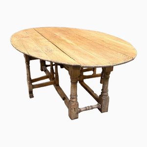 Large Oval White Oak Table