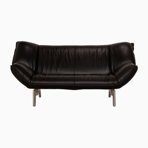 Tango 2-Seater Sofa in Black Leather from Leolux