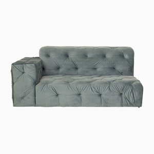 Chaise Longue Venus en Velours Bleu de IconX Studios