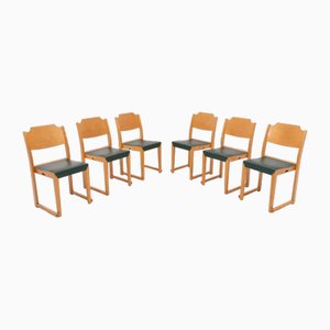Skandinavische Stühle von Herman Seeck für Asko, 1950er, 6er Set