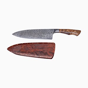 Couteau avec Manche en Hickory de Dave Jacobson, États-Unis, 2023