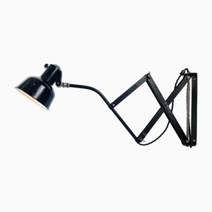 Lampe Ciseaux Bauhaus Noire de SIS, 1930s-1940s