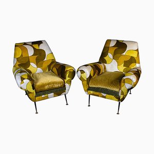 Set of Mid-Century Lounge Chairs by Gigi Radice, 1950