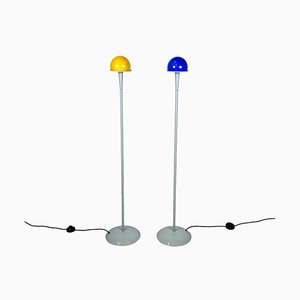 Moderne Italienische Stehlampen von Gregotti Associati für Fontana Arte, 1980er, 2er Set