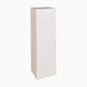 Italian Modern White Wooden Skyscraper Pedestal or Display Stand, 2000s