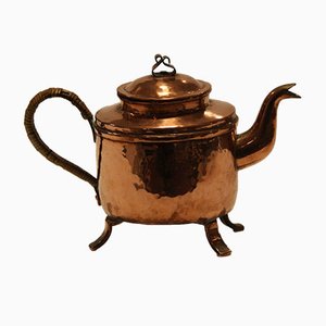 Antike Teekanne aus Kupfer