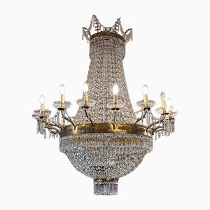 Grand Lustre Empire en Cristal