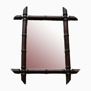 Vintage Mirror in Simulated Bamboo