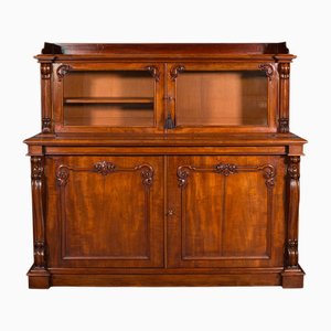 Large Antique English Morning Room Cabinet, 1840