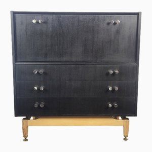 Tall Chest of Drawers in Black from G-Plan, 1960s