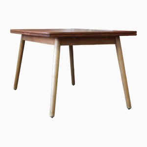 Vintage Dining Table in Teak and Oak by Poul M. Volther for FDB Møbler, 1960s