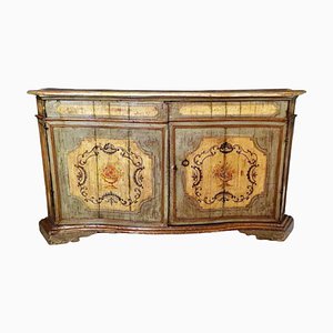 Italian Venetian Louis XIV Style Lacquered Sideboard