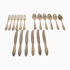 Besteckservice für 6 Personen von Krupp Berndorf, 1950er, 18 . Set