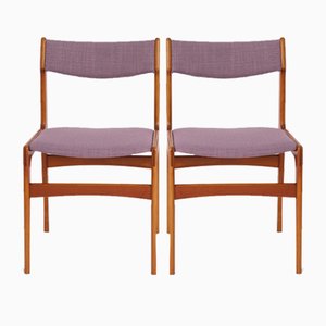 Dänische Vintage Stühle aus Teak, 1960er, 2er Set