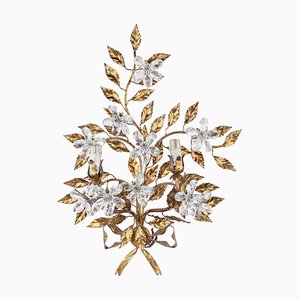 Support de Lampe en Laiton Doré dans le style de Hans Kohl, Fin du 20ème Siècle