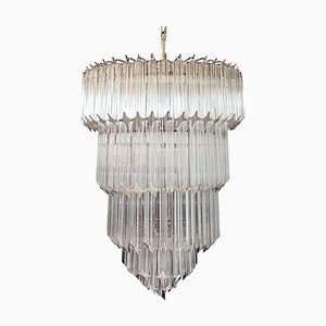 Vintage Murano Glass Chandelier, 1980