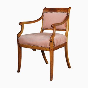 Fauteuil Biedermeier en Bouleau, 1840s