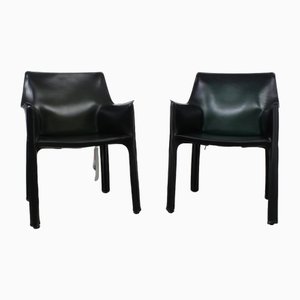 Model 413 Chairs by Mario Bellini for Cassina, Set of 2, Set of 2