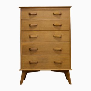 Mid-Century Chest of Drawers in Walnut and Teak from AY Crown Furniture, 1960s
