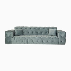 Blue Velvet Venus 4-Seater Sofa from Iconx Studios
