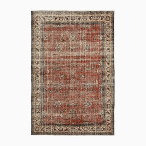 Türkischer Vintage Teppich in Beige